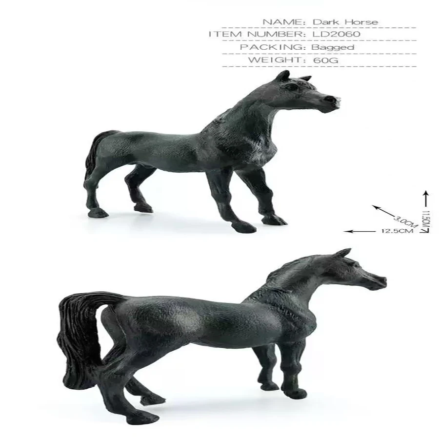 Horse ModeFigurine Plastic Farm Animals Toy Horses Figurines Mustang Appaloosa Fjord Toys Action Figure Kids Gifts Christmas