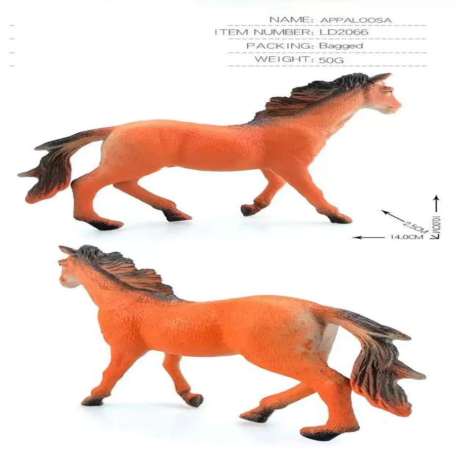 Horse ModeFigurine Plastic Farm Animals Toy Horses Figurines Mustang Appaloosa Fjord Toys Action Figure Kids Gifts Christmas