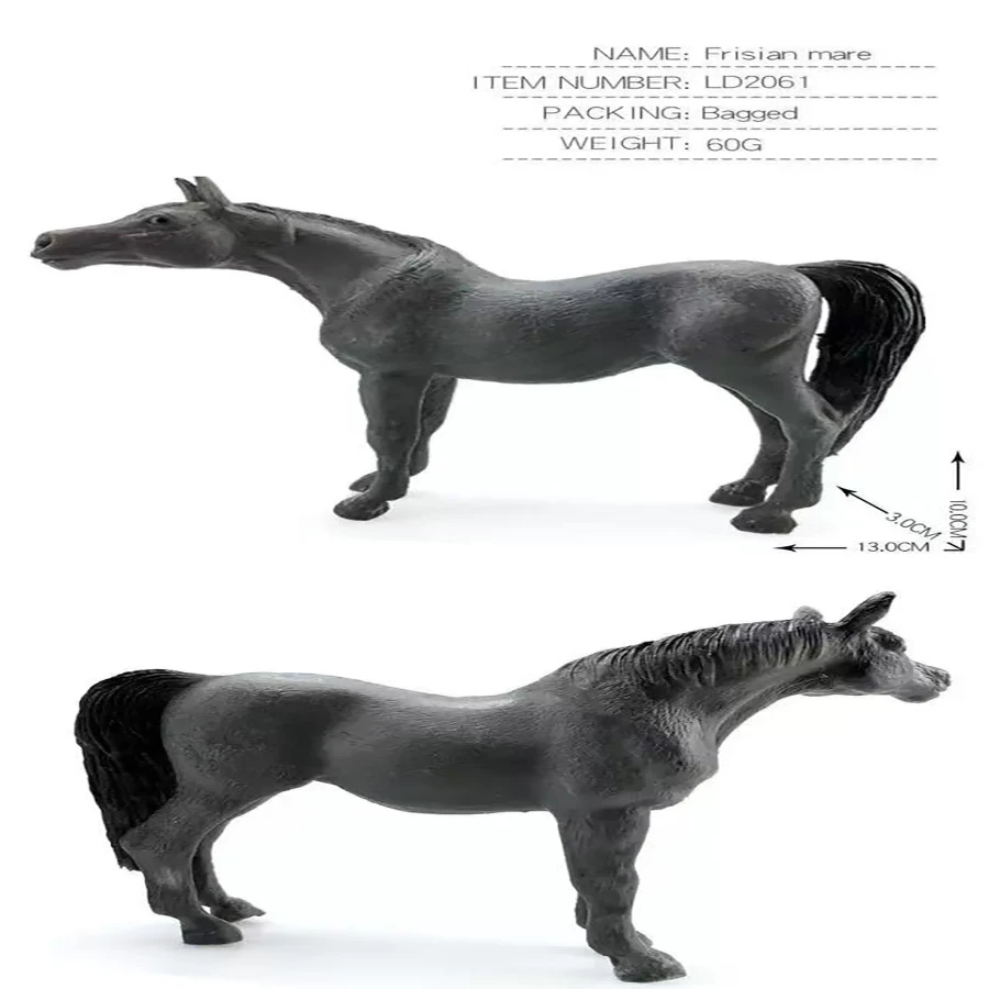 Horse ModeFigurine Plastic Farm Animals Toy Horses Figurines Mustang Appaloosa Fjord Toys Action Figure Kids Gifts Christmas