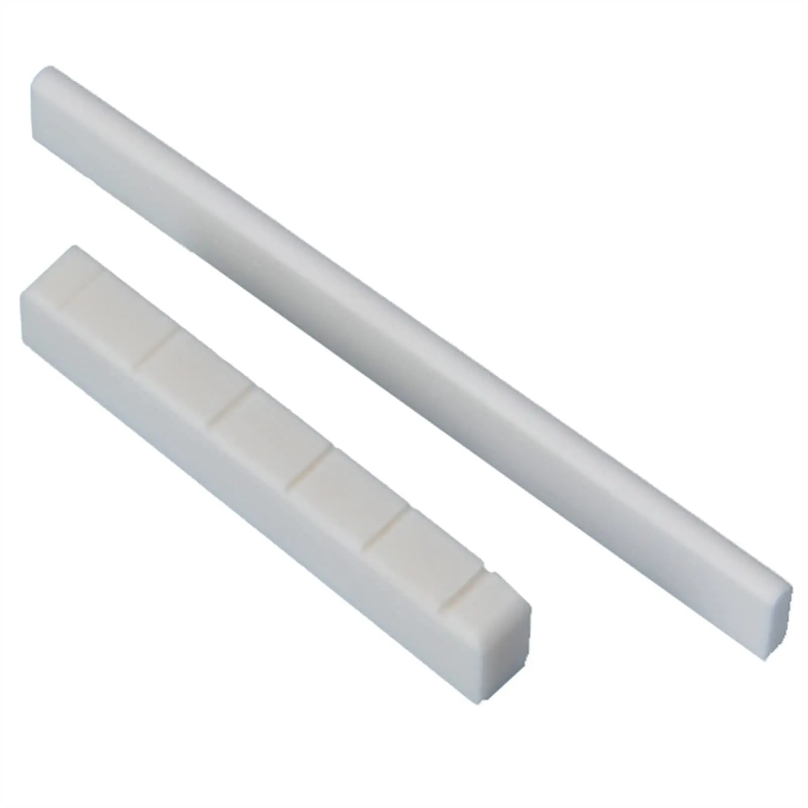 Miwayer 6 String Classical Guitar Saddle + Nut White Bone Set /for Classical Guitar Replacement Musical Instruments Parts