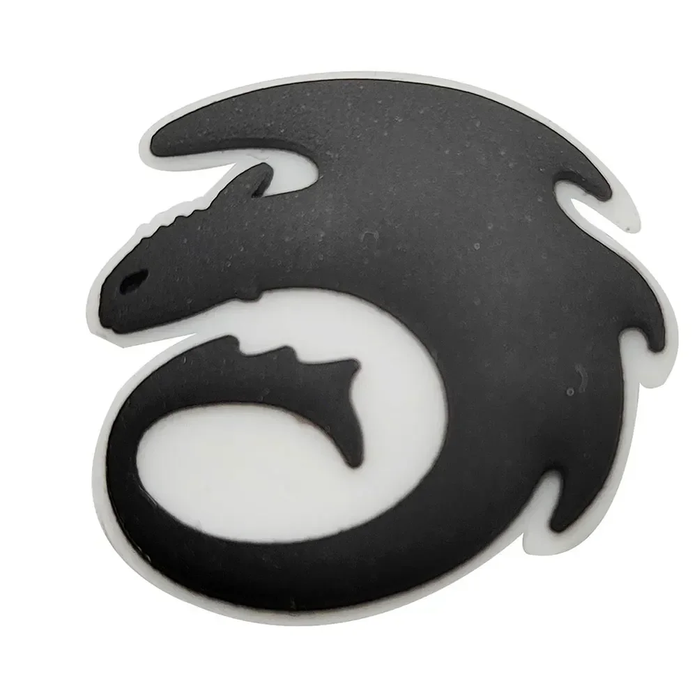 1-16pcs Cartoon Dragon Shoe Charms PVC Anime Shoes Accessories Fashion Boys Sandals Garden Shoe Buckle DIY Charms
