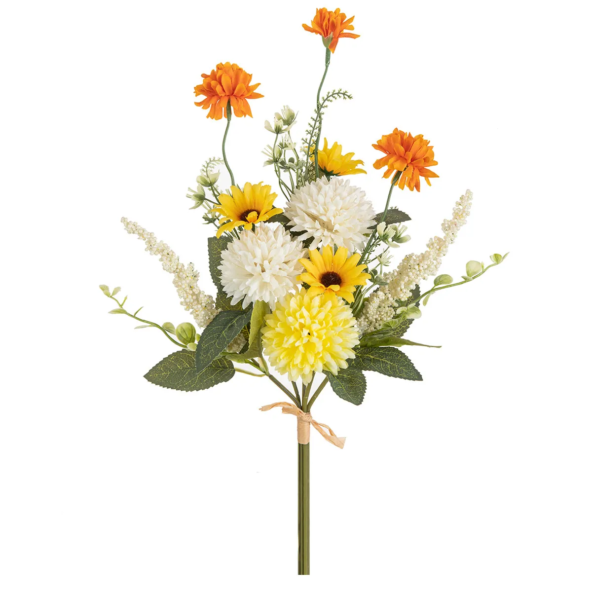 1/2pc Silk Artificial Flowers Bulbous Chrysanthemum Bubble Festival Wreaths Wedding Bridal Bouque Home Room Yard Decor Diy Gifts