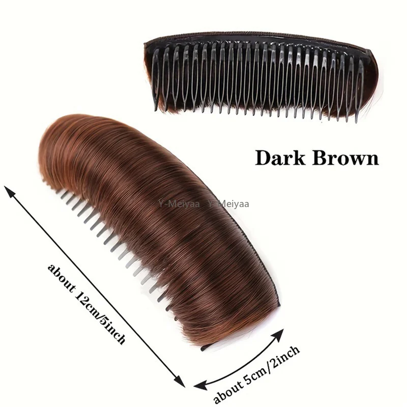 1PC Wig Cushion Stable Hair Roots Volumizing Fiber Insert Comb Invisible Fluffy Hair Pad Female Heightening Artifact Hairstyle
