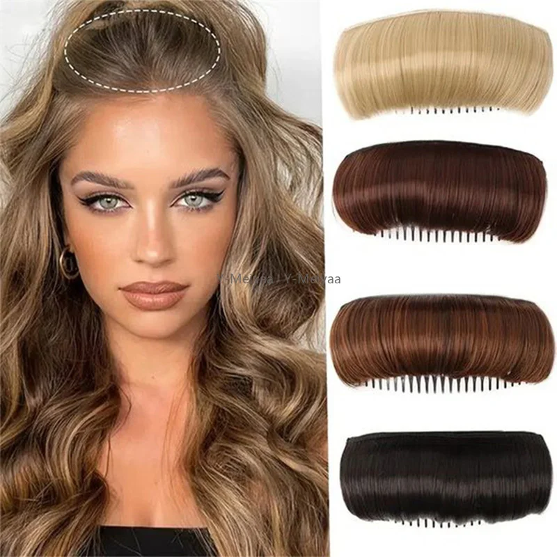 1PC Wig Cushion Stable Hair Roots Volumizing Fiber Insert Comb Invisible Fluffy Hair Pad Female Heightening Artifact Hairstyle