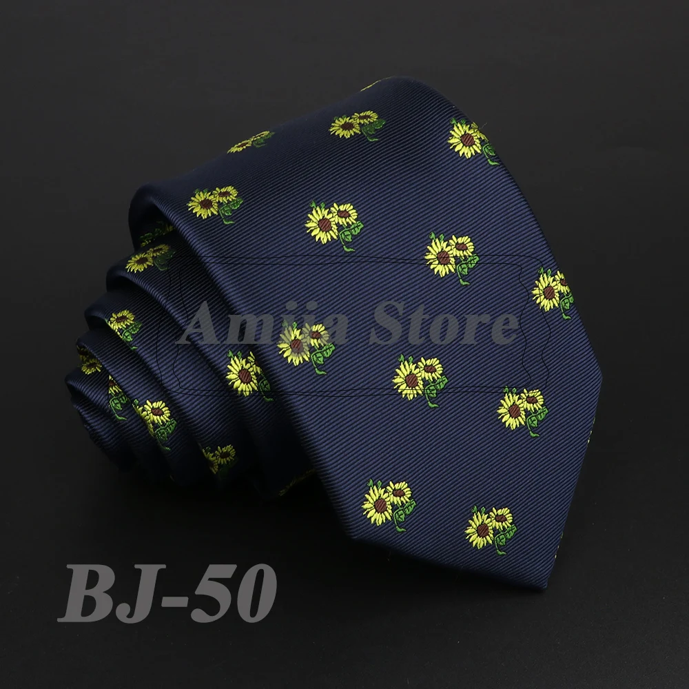 New Fashion Men's Tie Print Floral Rose Flower Design Neckties Accessories Daily Wear Cravat Wedding Party Original Gift For Man