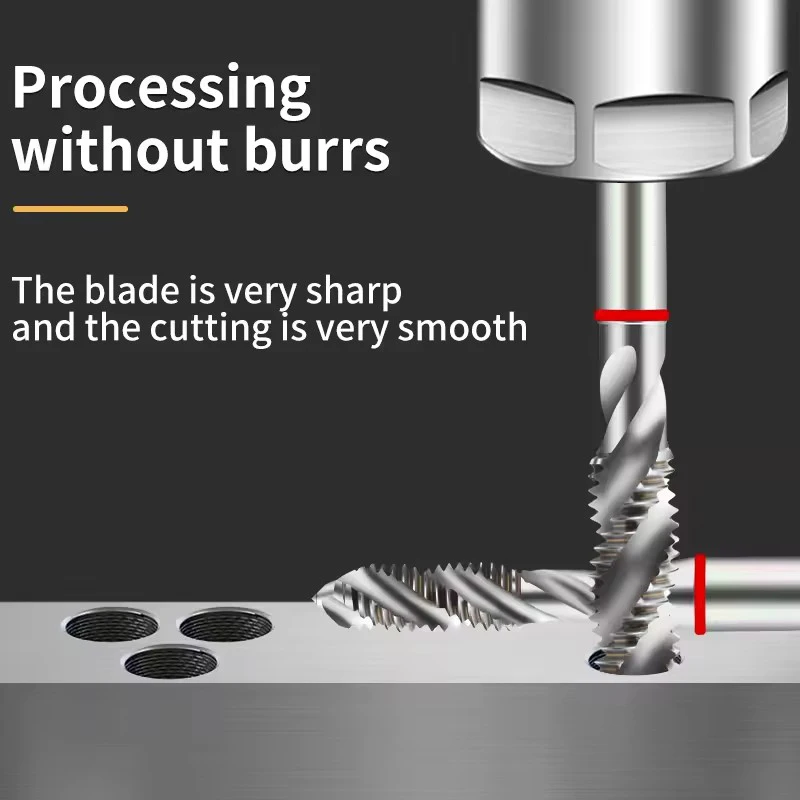 ZUANTONG HSSE Spiral Fluted Tap M2 M2.5 M3 M4 M5 M6 M8 M10 M12 M14 M16 M18 M20 Machine Screw Thread Taps For Blind Hole Tapping