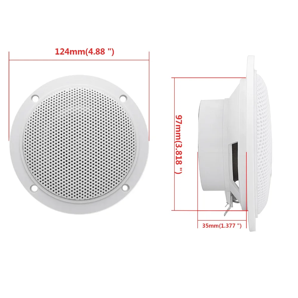 GUZARE Boat Radio Marine Stereo(With/ Free Gifts Option Available)/ Waterproof Speakers / FM Antenna / USB AUX Cable / 5 Options
