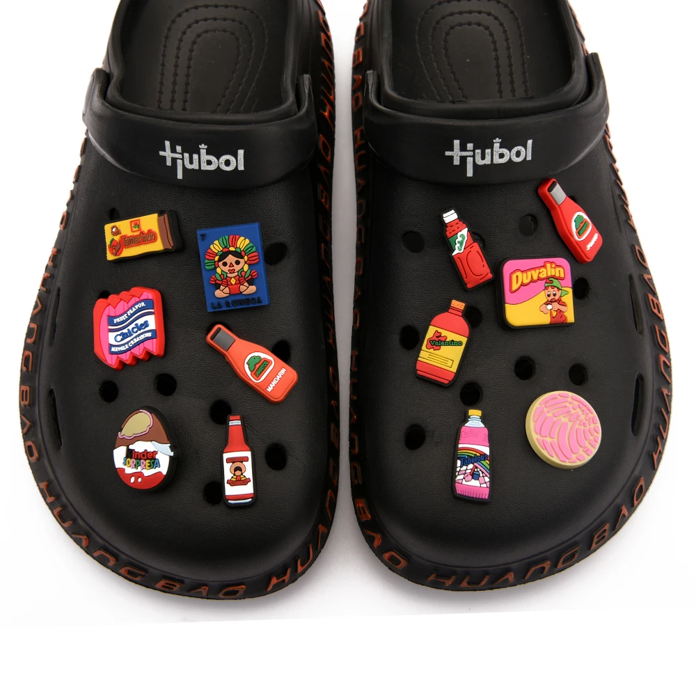 1 PCS Mexican Shoe Charms Sauce Drink Food Shoes Buckle Accessories for Clogs Sandals Wristband Decorations Kids Party Gifts