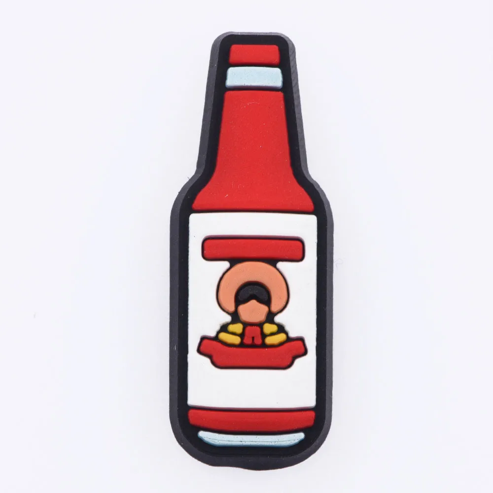 1 PCS Mexican Shoe Charms Sauce Drink Food Shoes Buckle Accessories for Clogs Sandals Wristband Decorations Kids Party Gifts