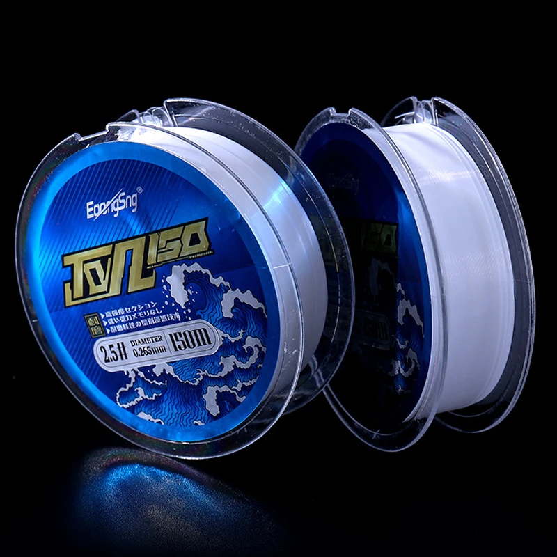 150m White Rock Fishing-Line Semi-Floating Water Sea Pole Fishing Special Line High Quality Nylon Lure Fly Fishing Line