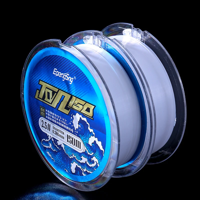150m White Rock Fishing-Line Semi-Floating Water Sea Pole Fishing Special Line High Quality Nylon Lure Fly Fishing Line