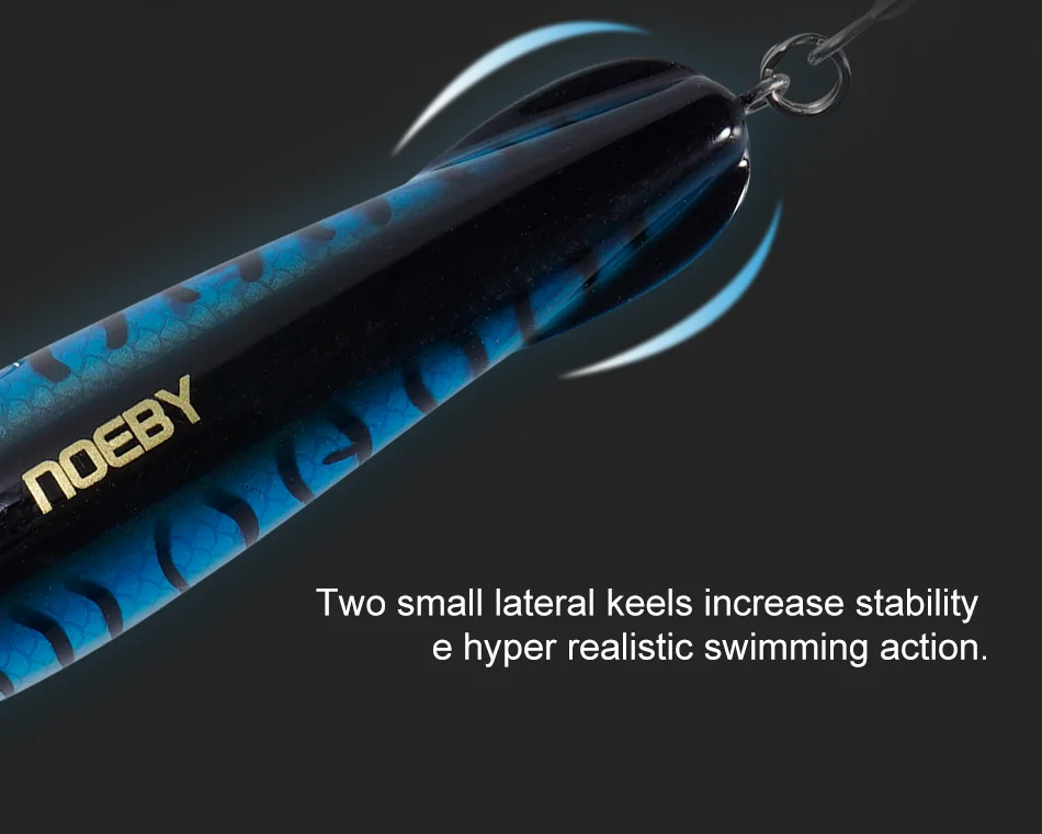 Noeby Sinking Pencil Fishing Lure 95mm 25g Sinking Stickbait Artificial Hard Bait Long Cast for Seabass Pike Fishing Lures