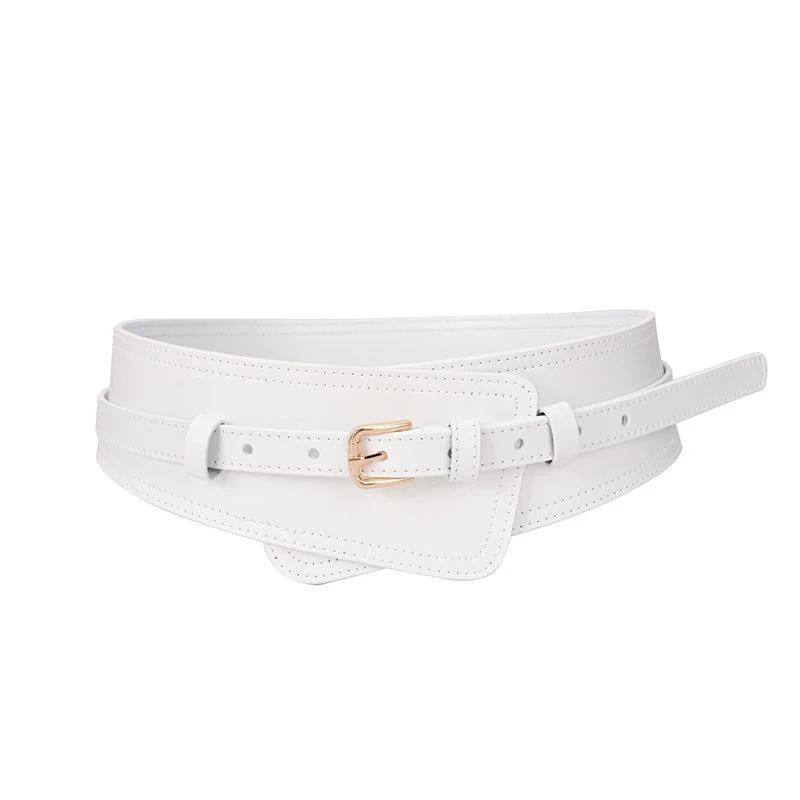 Fashion Wide Women Belts Designer Women Real Leather Belt Metal Pin Buckles Female Soft Comfortable ClothesWaistbandsAccessories