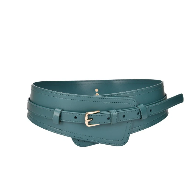 Fashion Wide Women Belts Designer Women Real Leather Belt Metal Pin Buckles Female Soft Comfortable ClothesWaistbandsAccessories