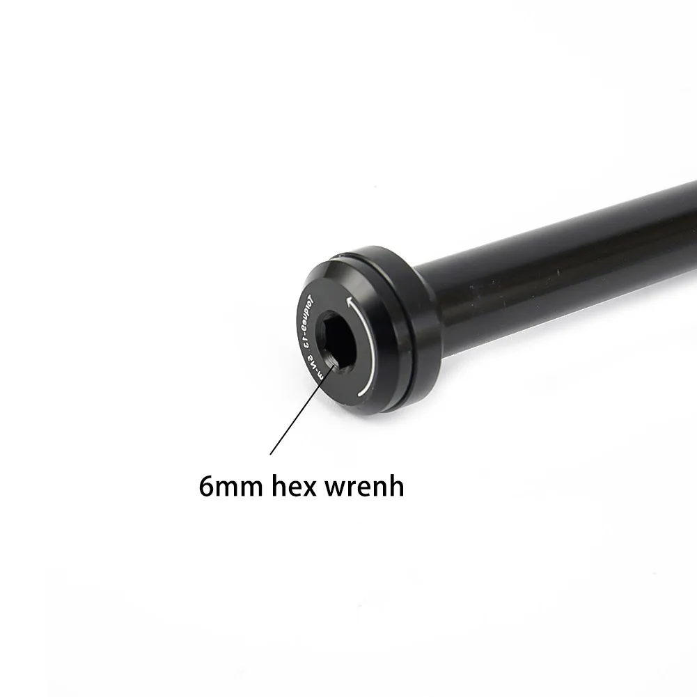 1x Thru Axle Lever 32g/44g Aluminum Alloy Black For Boost BMC Cube GHOST 1* 100x12mm/142x12mm/148x12mm