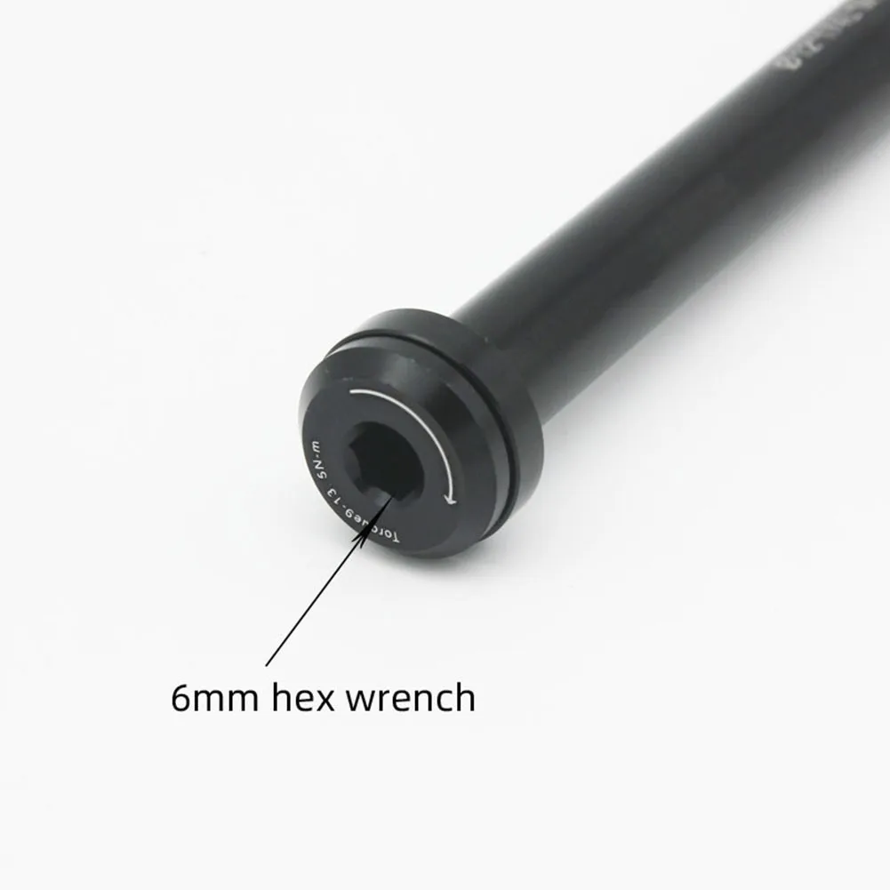 1x Thru Axle Lever 32g/44g Aluminum Alloy Black For Boost BMC Cube GHOST 1* 100x12mm/142x12mm/148x12mm