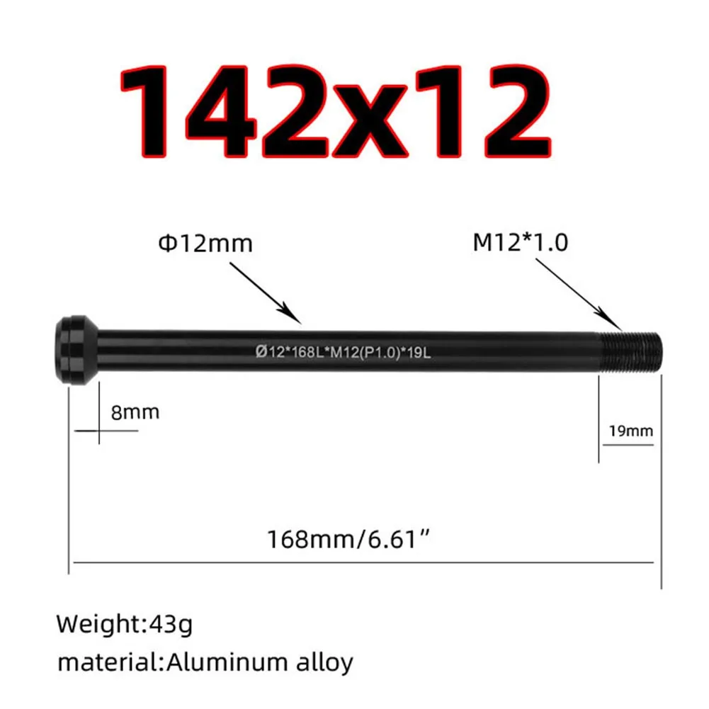 1x Thru Axle Lever 32g/44g Aluminum Alloy Black For Boost BMC Cube GHOST 1* 100x12mm/142x12mm/148x12mm