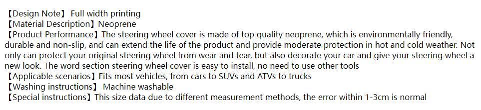 Funny Cats Car Steering Wheel Cover 38cm Animal Cat Steering Wheel Protective Cover Car-styling Steering-Wheel Accessories