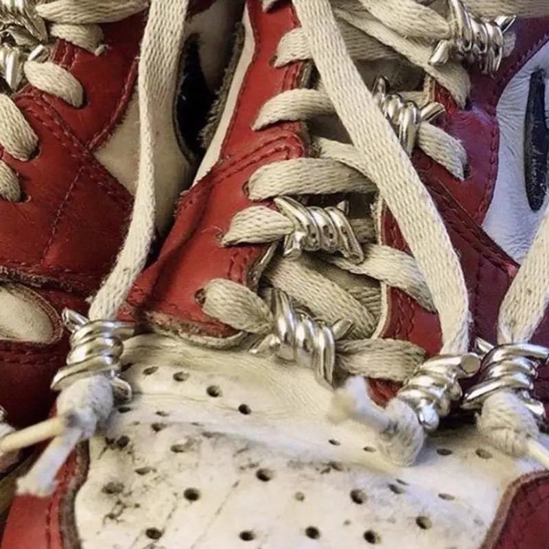 Thorn Knot Shoe Buckle Ornaments Men Women Personality Iron Wire Knot DIY Shoelace Buckle Decorative Shoelace Accessories