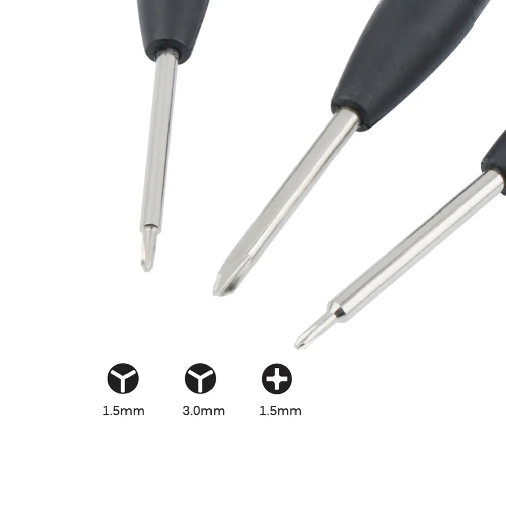 Y00 Y1 Triwing Screwdriver PH000 Phillips Screwdriver Precision Tweezers Spudger Tool Kit for Nintendo Switch Joycon Wii GBA 3DS