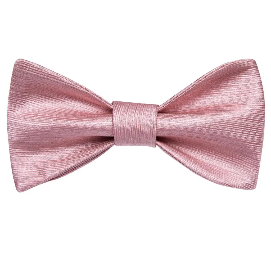 Jacquard Paisley Floral Dots Striped Silk Mens Bowtie Adjustable Self Bow Tie Hankerchief Cufflinks Set for Men Wedding Business