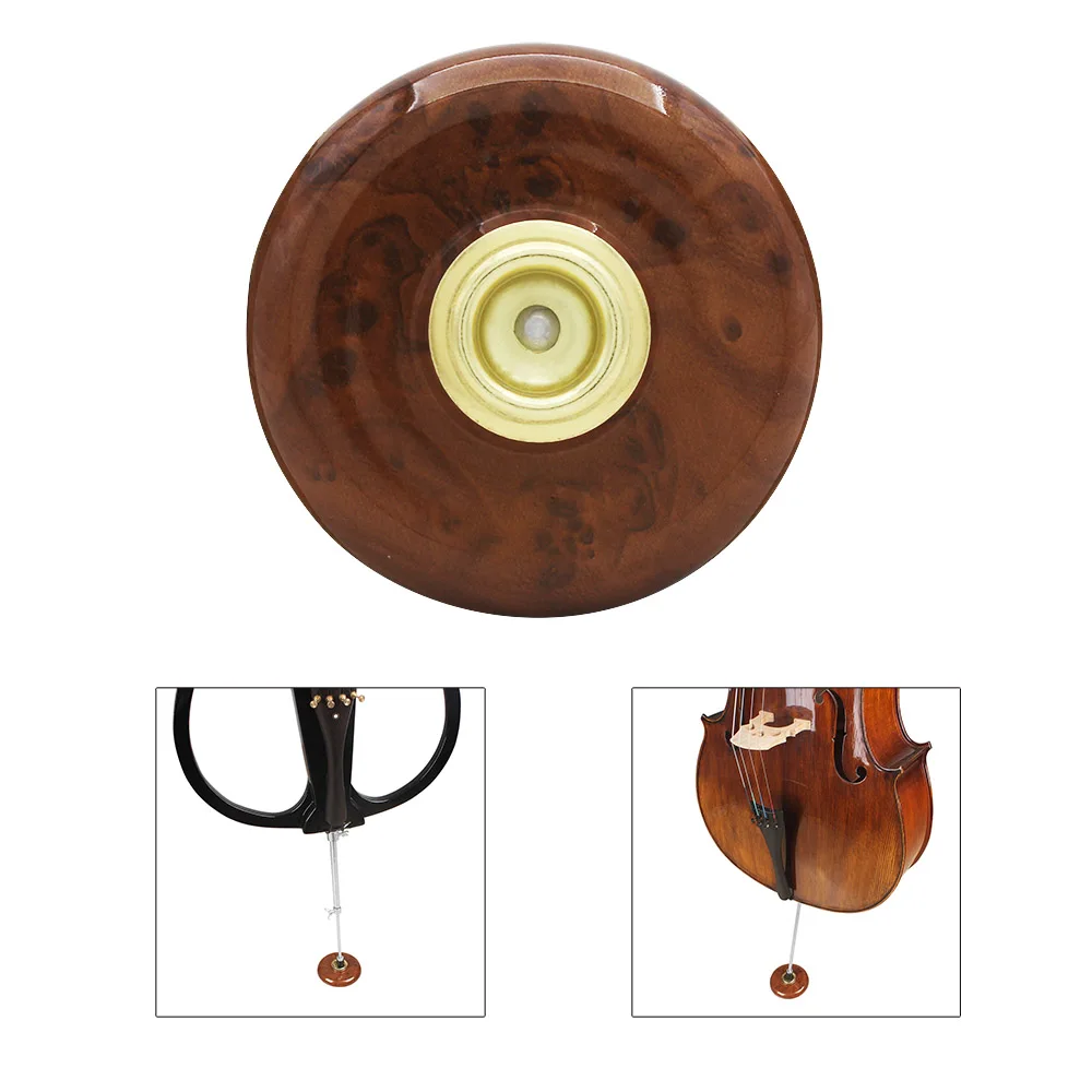 Cello Bird's Eye Slip Mat Floor Protector Accessories Stringed Instrument Fitting Viola Pad End Pin Anti-Slip Stand Music Tools