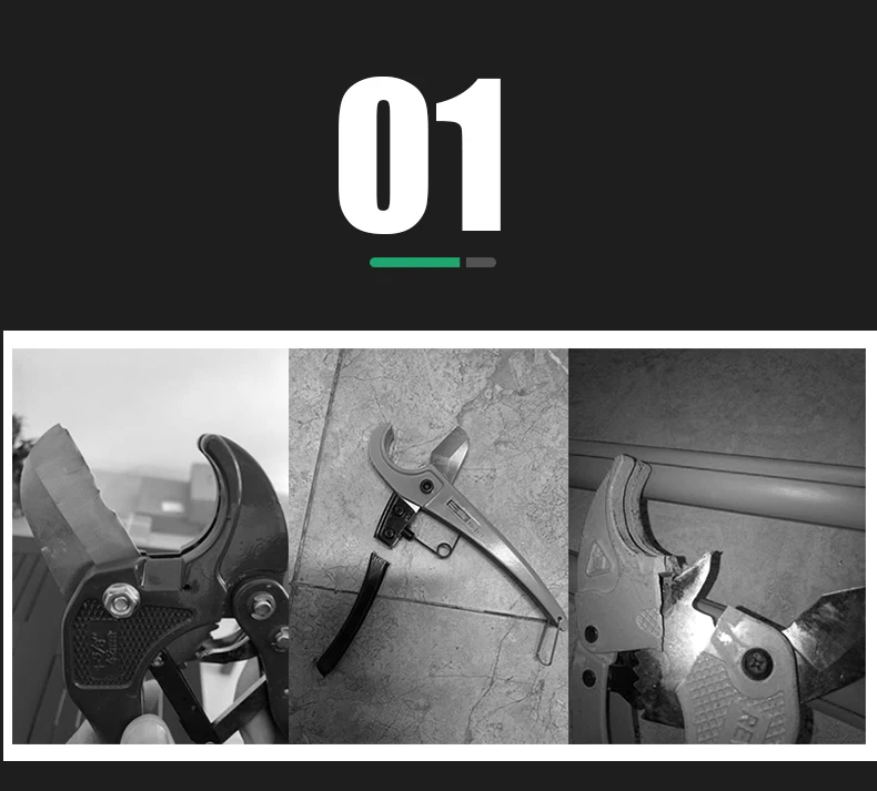 LAOA PVC Pipe Cutter 36mm Aluminum Alloy Body Ratchet Scissors Tube Hose Plastic Pipes PVC/PE/VE Cutting Plumbing Hand Tools