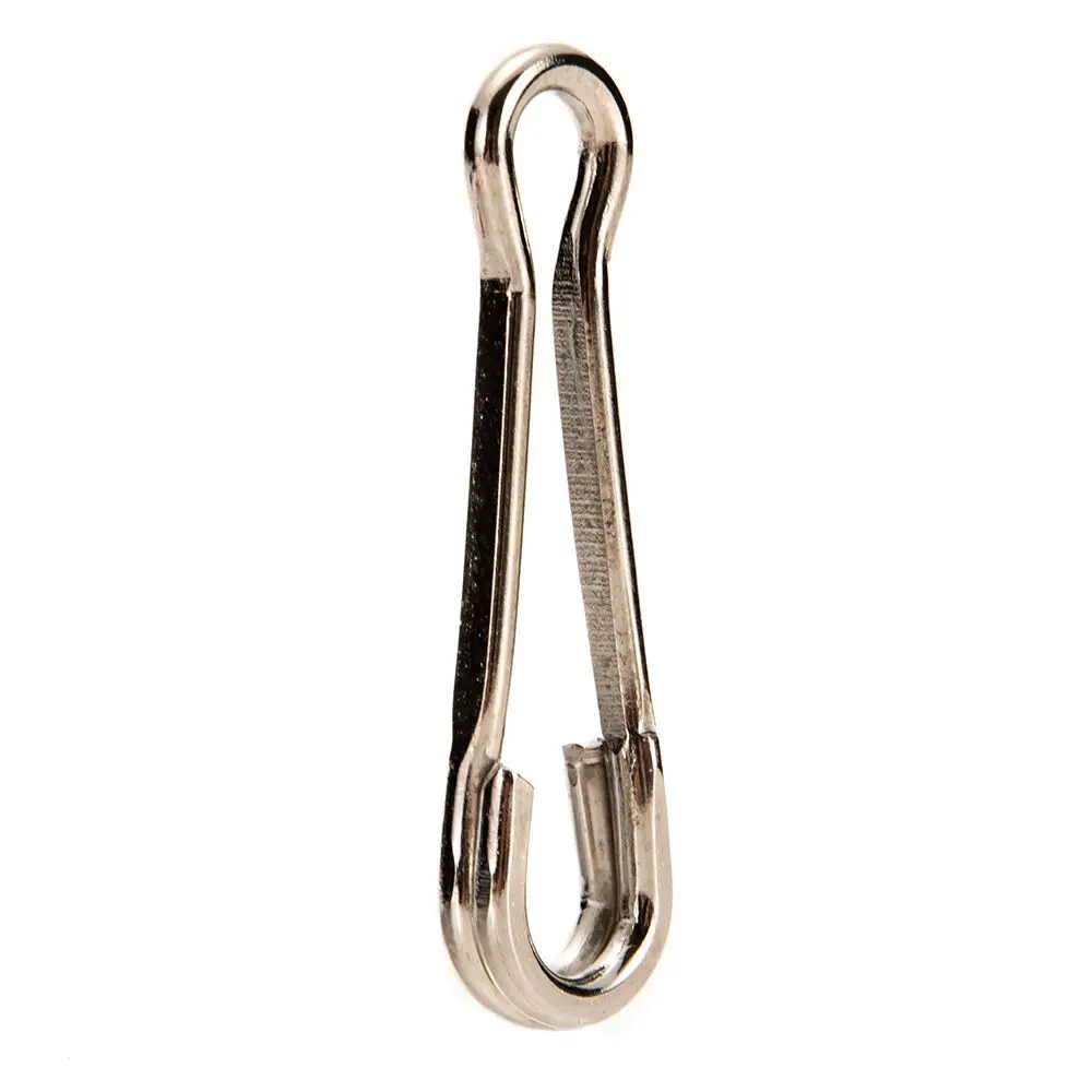 20pcs High Stainless Steel Fishing Connector Lure Snap Hook Fastlock Barrel Swivel Safety Fish Accessories Feeder Ring Carp Tool