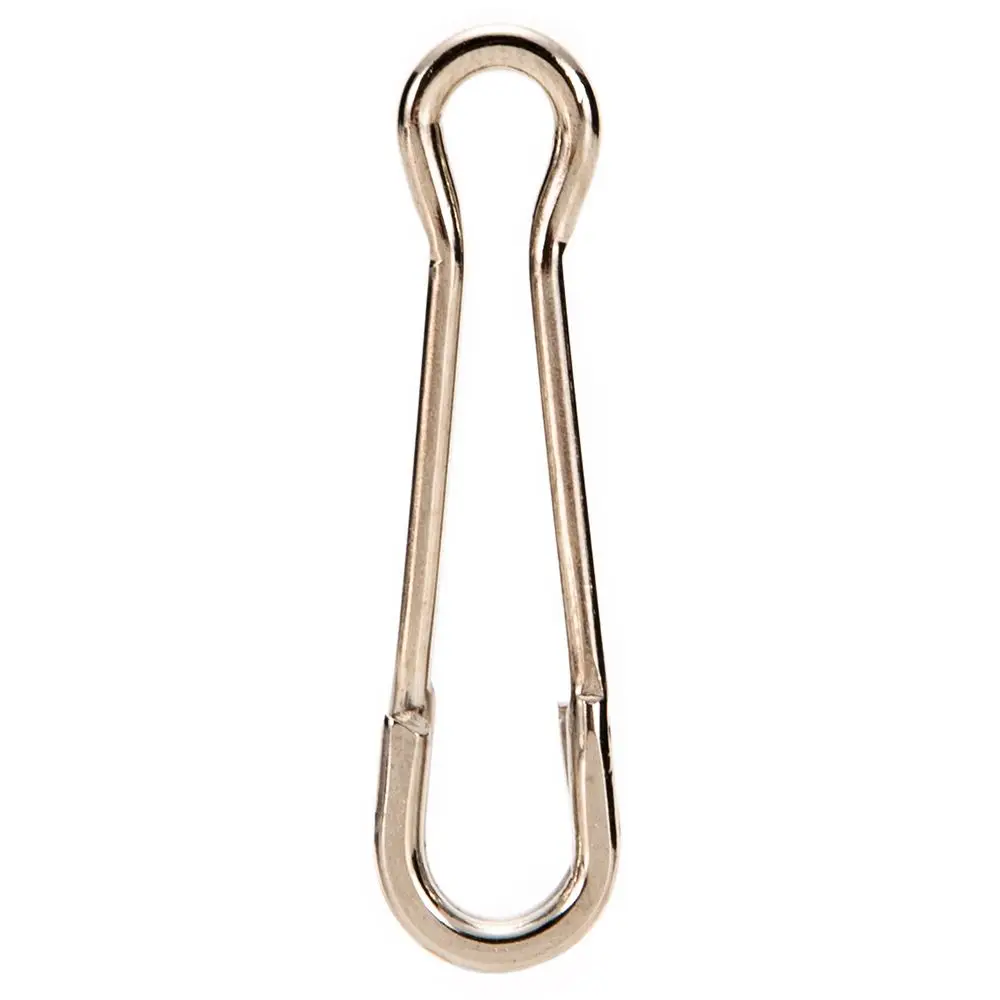 20pcs High Stainless Steel Fishing Connector Lure Snap Hook Fastlock Barrel Swivel Safety Fish Accessories Feeder Ring Carp Tool