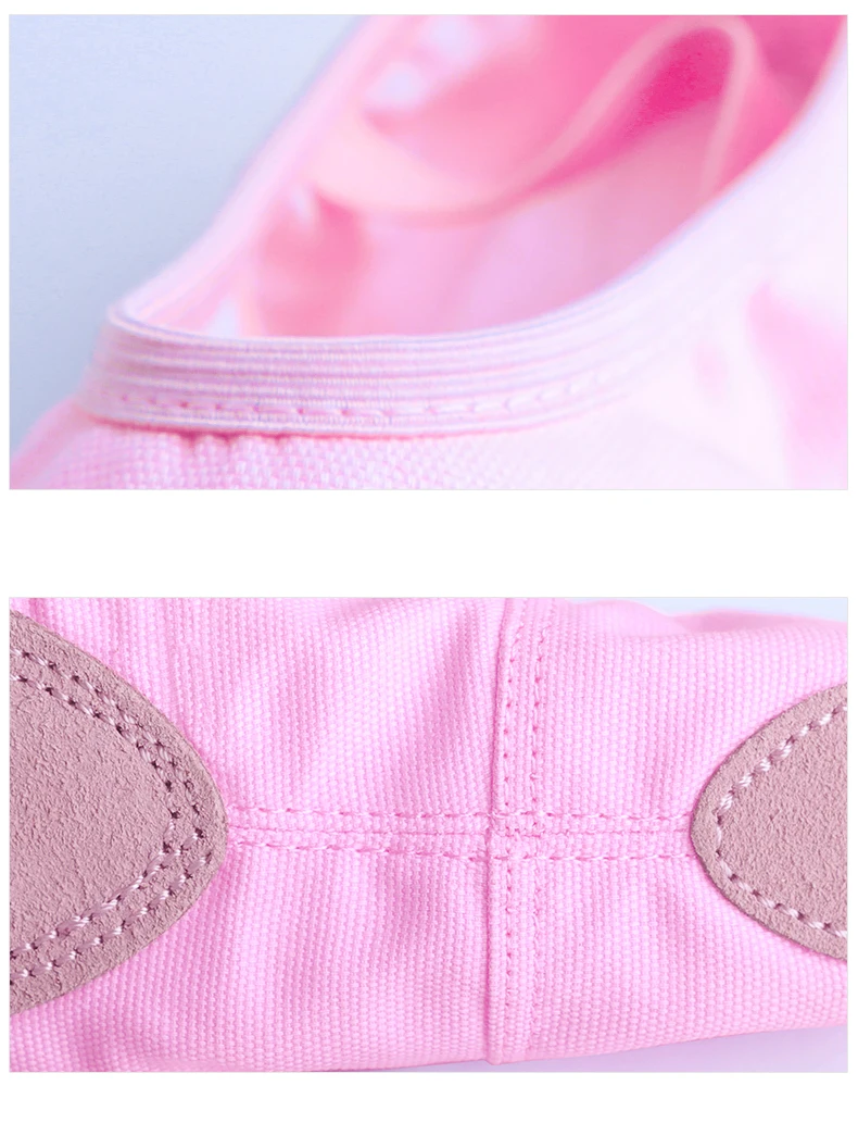Girls Ballet Shoes Embroider Kids Dance Slippers Split Sole Gymnastics Dancing Shoes Pink Classical Dancing Shoes