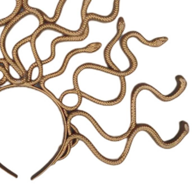 Vintage Medusa Snake Costume Headband halloween Medusa Headband Cosplay Dressup Halloween Costume Party Masquerade Party
