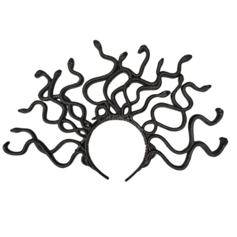 Vintage Medusa Snake Costume Headband halloween Medusa Headband Cosplay Dressup Halloween Costume Party Masquerade Party