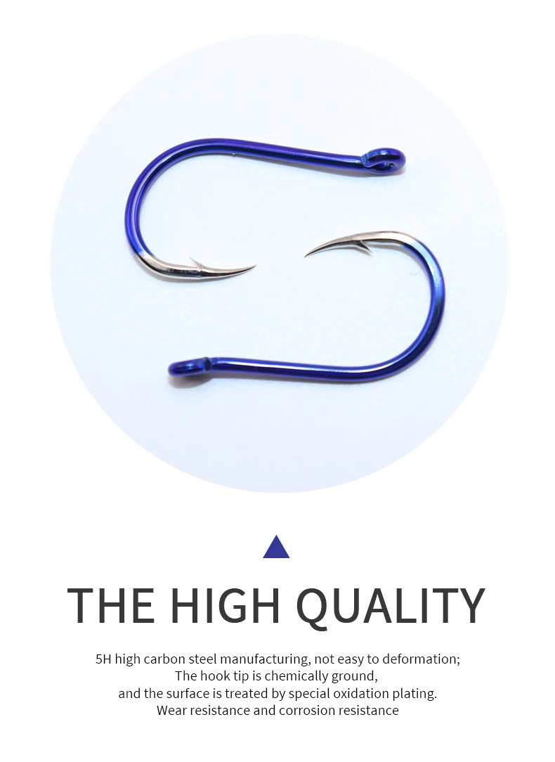 ZYZHE Fishing Hooks 12 Sizes High Carbon Steel Sharp Offset Hook Point Universal Circle Saltwater Freshwater CHINU Hooks