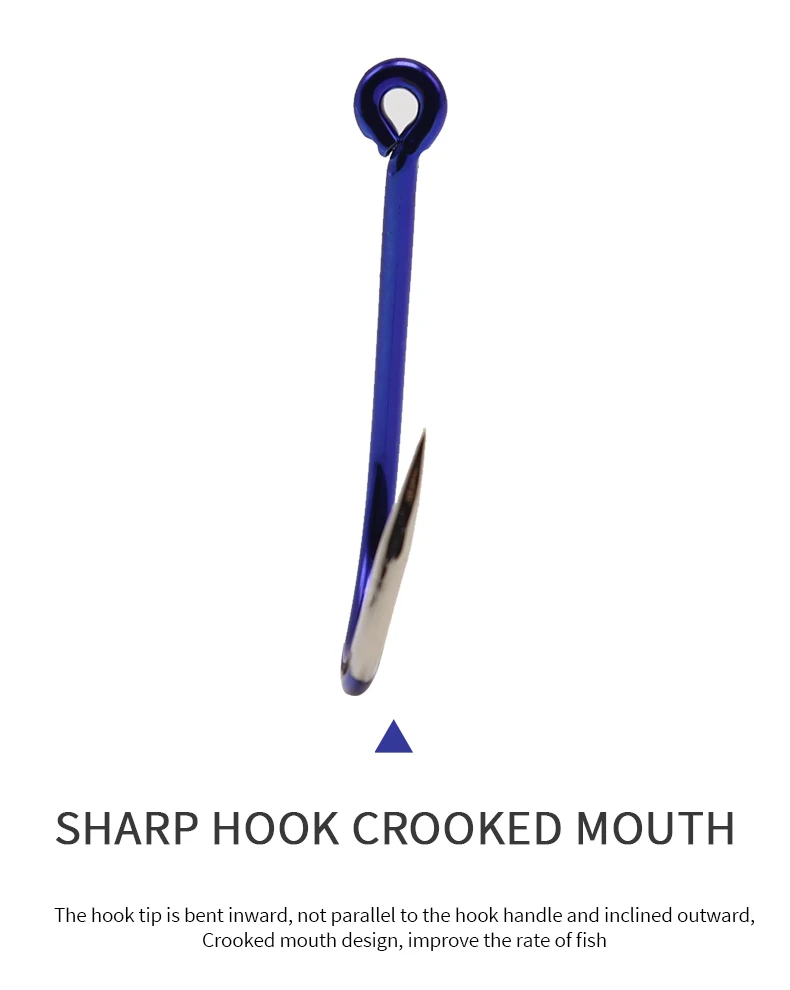 ZYZHE Fishing Hooks 12 Sizes High Carbon Steel Sharp Offset Hook Point Universal Circle Saltwater Freshwater CHINU Hooks