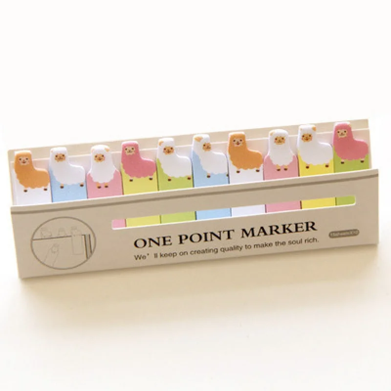 Korean Stationery Cartoon Animal Cute Sit N Times Paste Personality Mini Note Post Sticky Notes Cute Stationary Supplies