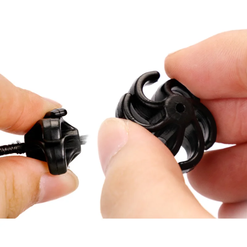 4pcs Bowstring Stabilizer Rubber Compound Bow Shooting Damper Archery Bow and Arrow Archery String Reduce Vibration Accessories