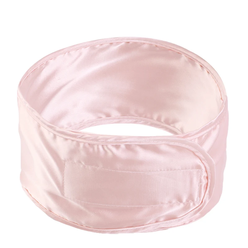 Women Silky satin Adjustable SPA Facial Headband Bath Makeup Hair Band Headbands for Face Washing Soft Toweling Hair Accessories