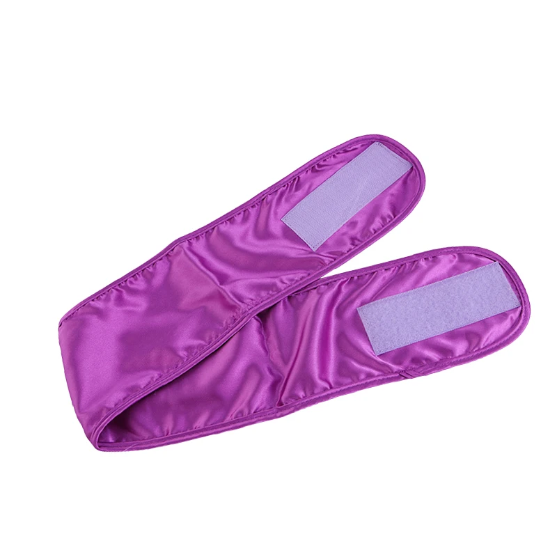 Women Silky satin Adjustable SPA Facial Headband Bath Makeup Hair Band Headbands for Face Washing Soft Toweling Hair Accessories