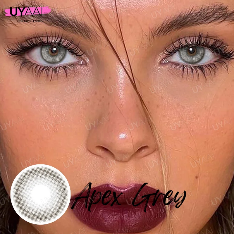UYAAI 1 Pair Pupils Color Contact Lenses Green Colored Lenses Natural Colored Eye Lenses Cosmetics Eye Color Lenses
