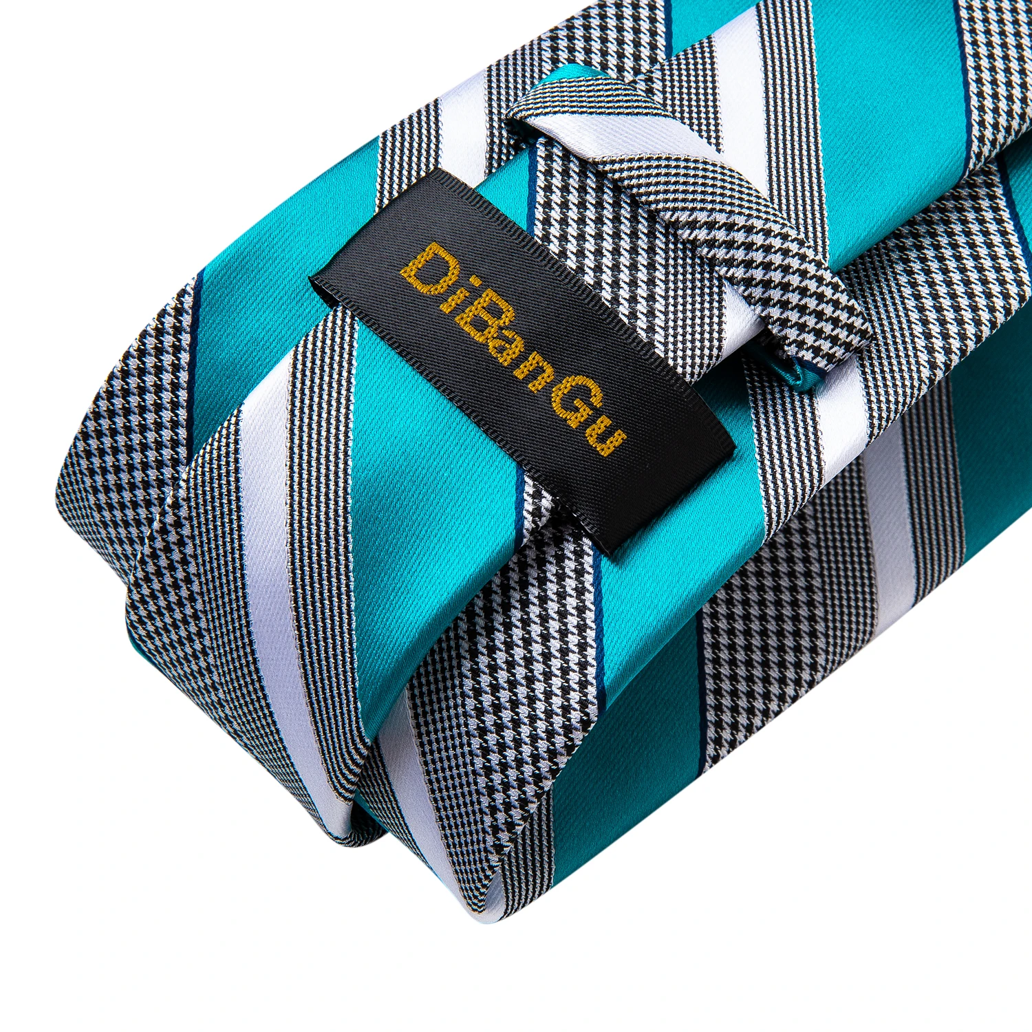 Fashion Classic Striped Plaid Mens Tie Set 8cm Wedding Party Necktie Handkerchief Cufflinks Accessories Gift for Men