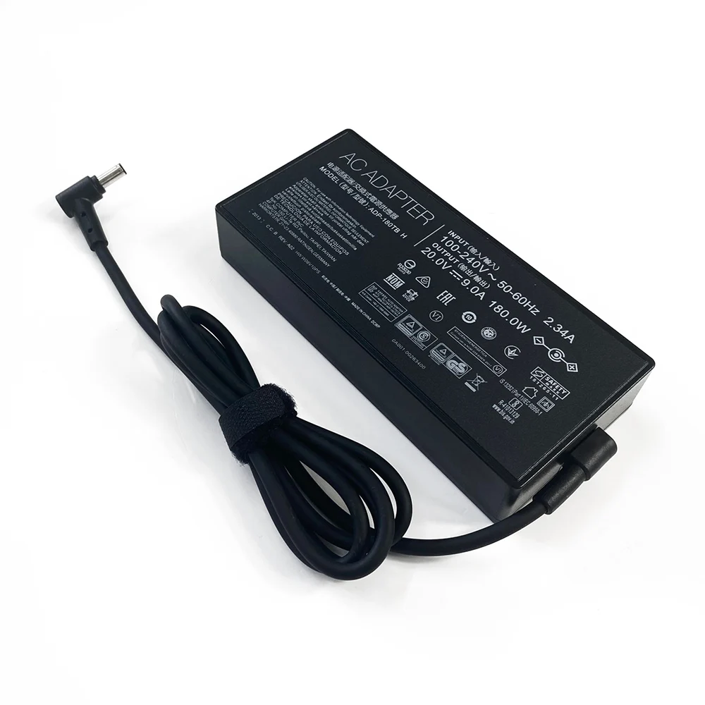 20V 9A 180W 6.0*3.7MM Charger ADP-180TB H Laptop AC Adapter For Asus ROG Zephyrus G14 G15 GA401IV GA502DU TUF505DU FX506L A17