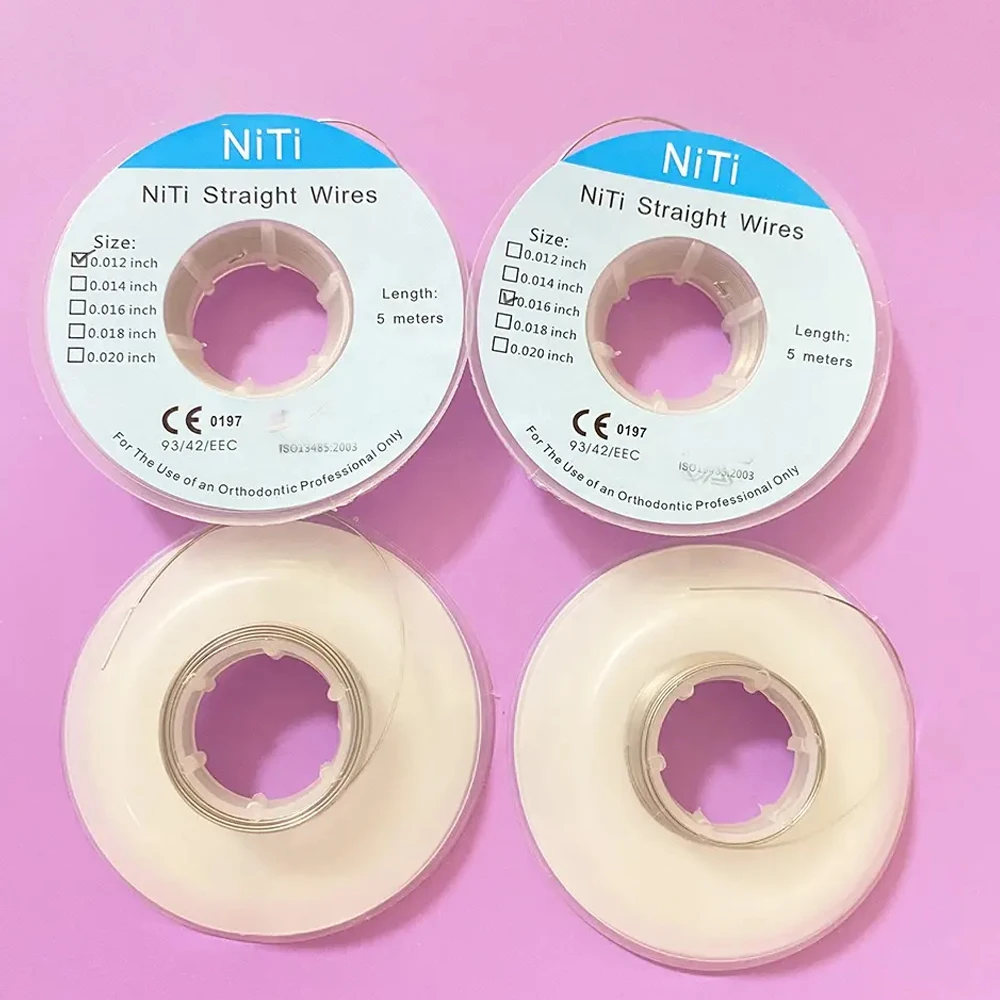 PIORPOY Dental Orthodontic Niti Straight Wire Ortodoncia Ortho Super Elastic ArchWire Round 5 M Dentistry Treatment Materials
