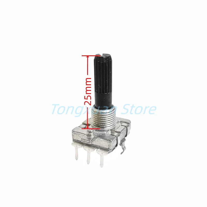 1pc EC16 Rotary Encoder 24 Position 24 Pulse Digital Rotary 3Pins Amplifier Volume Switch Induction Cooker Switch 15/20MM