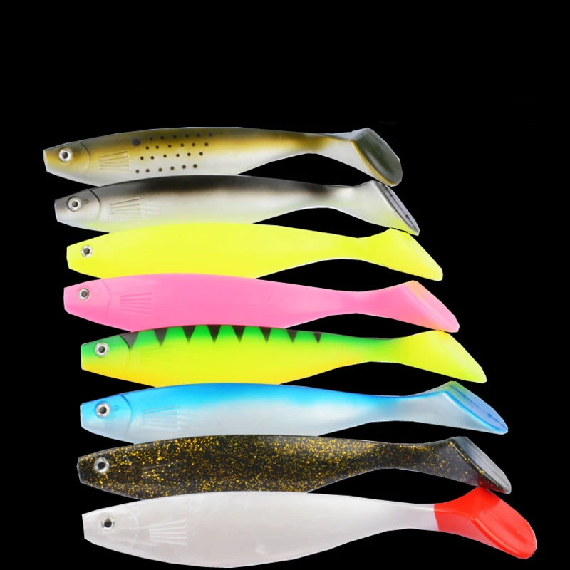 Super large soft bait T-tail large mackerel sea fishing soft bait 23.5cm68 grams deep-sea lure soft fish artificial bait