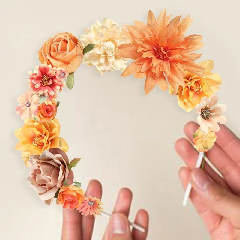 24Pcs Artificial Peony Flowers Head for Wedding Decoration Fake Flower Home Decor Birthday Party DIY Garland Gift Accessories