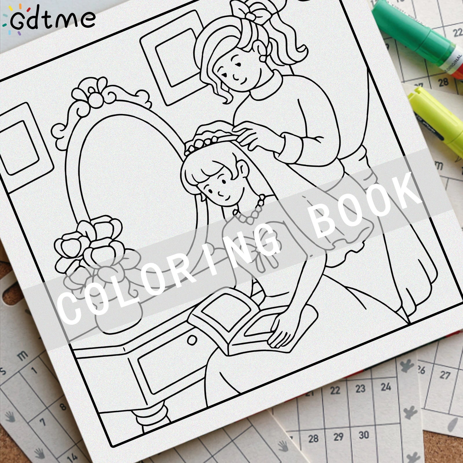 COZY BESTIES: Coloring Book for Adults And Teens Featuring Cute Cozy Daily Activities for Relaxation DIY Painting Drawing Gift
