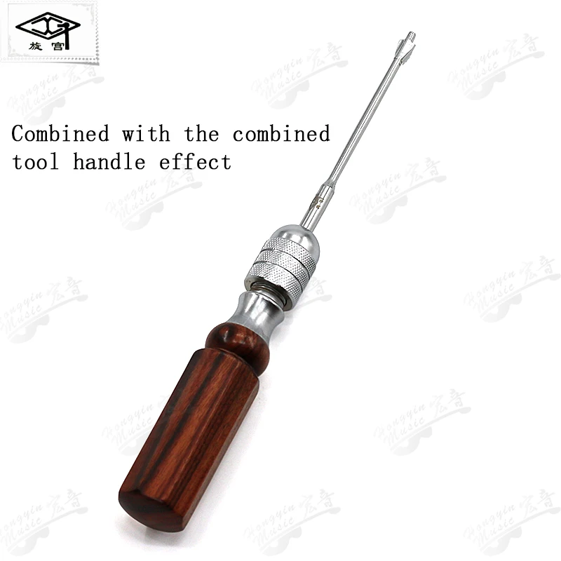 Piano repair tuning tool card nail wrench 1520 combination adjustment keyboard wood top column round square nail wrench tool