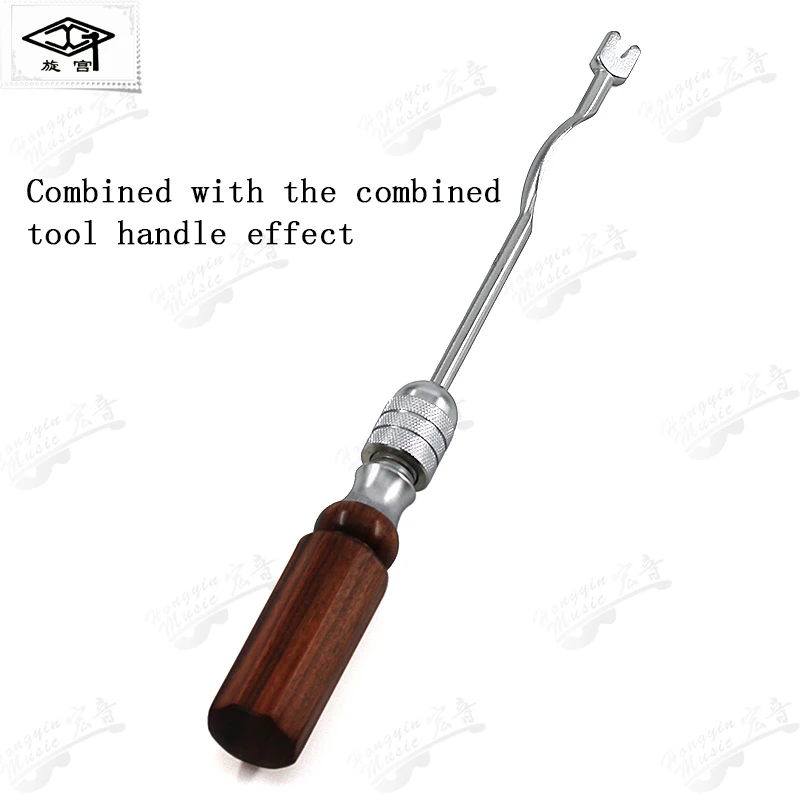 Piano repair tuning tool card nail wrench 1520 combination adjustment keyboard wood top column round square nail wrench tool