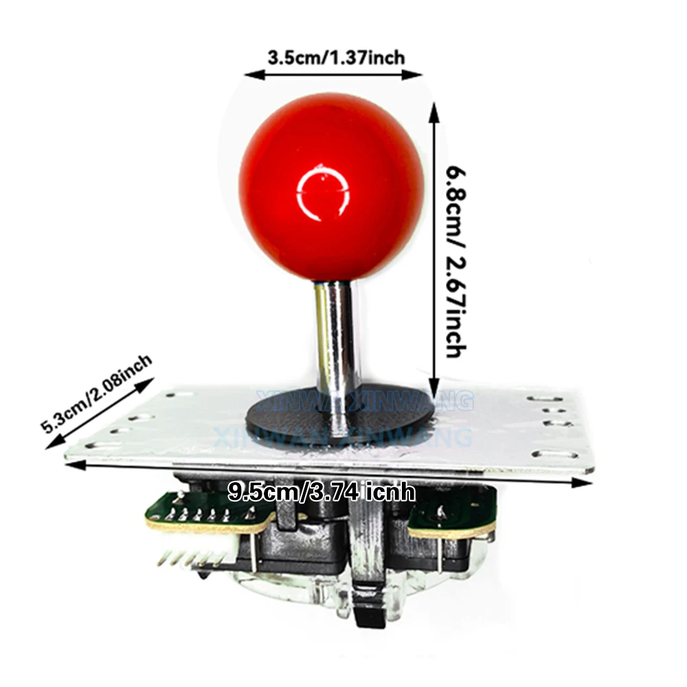 Copy SANWA Joystick 5-Pin And 4 To 8 Way Square Restrictor For DIY Usb Board Video Arcade Game Machine Stick Parts Replace