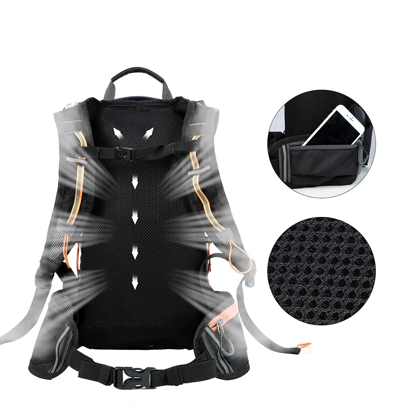WEST BIKING Outdoor Water Repellent Sports Bag Cycling Hydration Backpack Travel Hiking Climbing MTB Road Bicycle Backpack